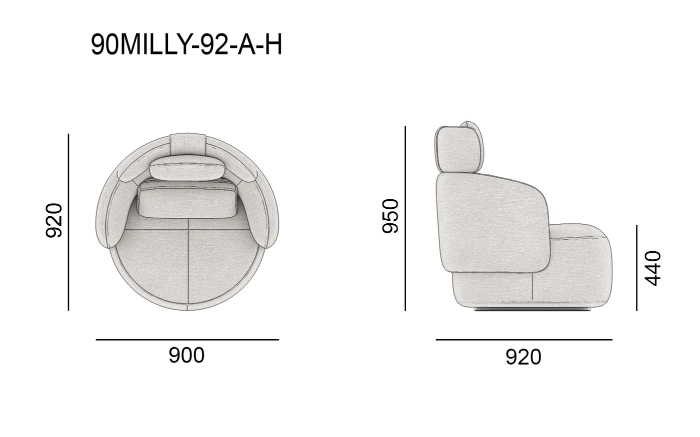 MILLY — Measured drawings 1