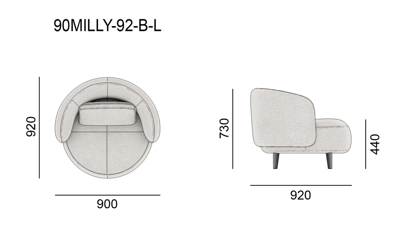MILLY AL — Measured drawings 1
