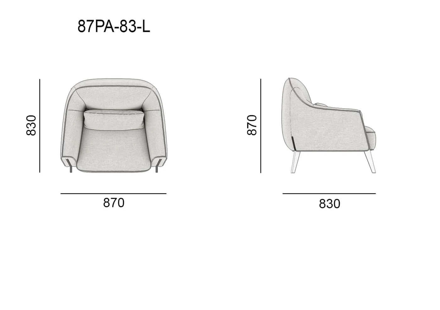 PANDORA L — Measured drawings 1
