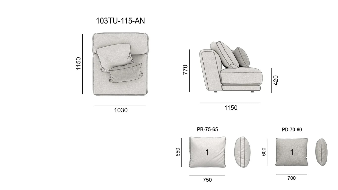 TUTTO — Measured drawings 1